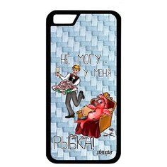 Чехол на смартфон iPhone 6 6S, "Не могу - у меня красная рыбка!" Повод Отговорка Utaupia