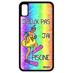 Чехол на смартфон Apple iPhone XR, "Не могу - у меня бассейн!" Юмор Пародия Utaupia