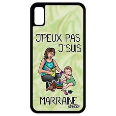 Чехол на смартфон Apple iPhone XR, "Не могу - стала крестной!" Карикатура Семья Utaupia