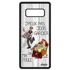 Чехол на смартфон Galaxy Note 8, "Не могу - у меня курица!" Карикатура Повод Utaupia