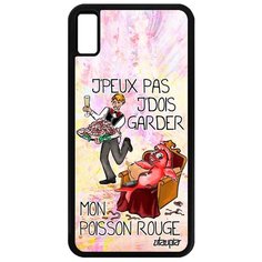 Чехол на смартфон iPhone XS Max, "Не могу - у меня красная рыбка!" Комикс Юмор Utaupia