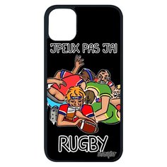 Чехол на смартфон iPhone 11 pro max, "Не могу - у меня регби!" Карикатура Игра Utaupia