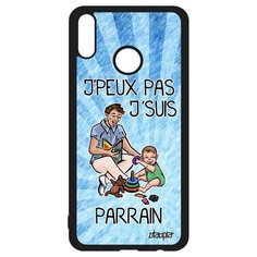 Чехол на смартфон Honor 8X, "Не могу - стал крестным!" Семья Карикатура Utaupia