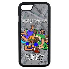Чехол на смартфон Apple iPhone 7, "Не могу - у меня регби!" Пародия Комикс Utaupia