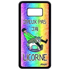Чехол на смартфон Samsung Galaxy S8, "Не могу - у меня единорог!" Комикс Юмор Utaupia