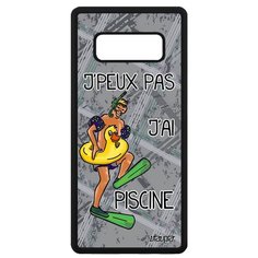 Чехол на смартфон Samsung Galaxy Note 8, "Не могу - у меня бассейн!" Юмор Пародия Utaupia