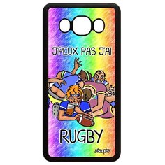 Чехол на смартфон Samsung Galaxy J5 2016, "Не могу - у меня регби!" Юмор Шутка Utaupia