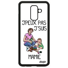 Чехол на смартфон Samsung Galaxy A6 Plus 2018, "Не могу - стала бабушкой!" Карикатура Семья Utaupia