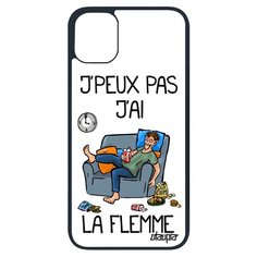 Чехол на смартфон Apple iPhone 11 pro, "Не могу - мне лень!" Карикатура Юмор Utaupia