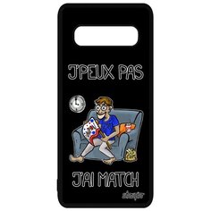 Чехол на смартфон Galaxy S10 Plus, "Не могу - у меня матч!" Спорт Комикс Utaupia