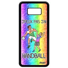 Чехол на смартфон Galaxy S8 Plus, "Не могу - у меня гандбол!" Карикатура Хэндбол Utaupia