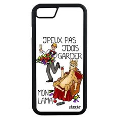 Чехол на смартфон Apple iPhone 7, "Не могу - у меня лама!" Юмор Комикс Utaupia