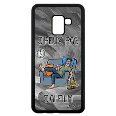 Чехол на смартфон Samsung Galaxy A8 2018, "Не могу - у меня фильм!" Юмор Повод Utaupia