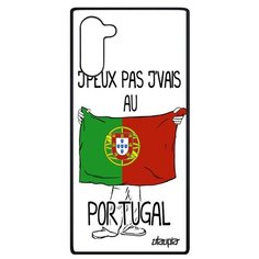 Чехол на смартфон Samsung Galaxy Note 10, "Еду в Португалию" Страна Путешествие Utaupia