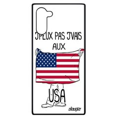 Чехол на смартфон Samsung Galaxy Note 10, "Еду в США" Страна Государственный Utaupia