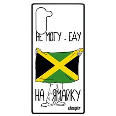 Чехол на смартфон Galaxy Note 10, "Еду на Ямайку" Флаг Путешествие Utaupia