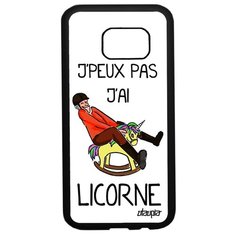 Чехол на смартфон Samsung Galaxy S7, "Не могу - у меня единорог!" Повод Шутка Utaupia