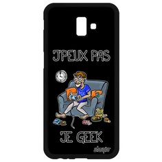 Чехол на смартфон Samsung Galaxy J6 Plus 2018, "Не могу - играю!" Игрок Geek Utaupia