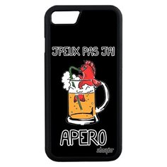Чехол на смартфон iPhone 8, "Не могу - у меня аперитив!" Повод Комикс Utaupia