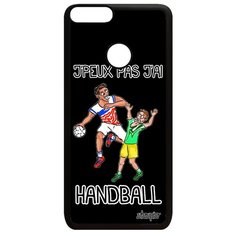Чехол на смартфон P Smart 2018, "Не могу - у меня гандбол!" Карикатура Шутка Utaupia