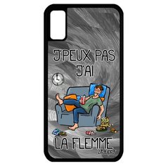 Чехол на смартфон iPhone X, "Не могу - мне лень!" Неохота Симуляция Utaupia