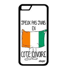 Чехол на смартфон Apple iPhone 6 6S, "Еду в Кот ДИвуар" Путешествие Флаг Utaupia