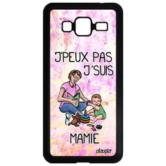 Чехол на смартфон Samsung Galaxy J3 2016, "Не могу - стала бабушкой!" Пародия Бабуля Utaupia