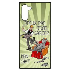 Чехол на смартфон Samsung Galaxy Note 10, "Не могу - сижу с котом!" Повод Шутка Utaupia