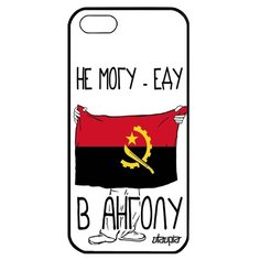 Чехол на смартфон iPhone 5 5S SE, "Еду в Анголу" Страна Туризм Utaupia