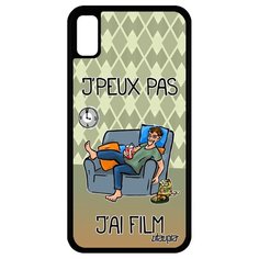 Чехол на смартфон Apple iPhone XR, "Не могу - у меня фильм!" Юмор Манга Utaupia