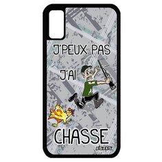 Чехол на смартфон iPhone X, "Не могу - у меня охота!" Комикс Охотник Utaupia