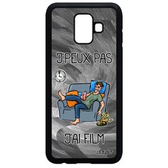 Чехол на Galaxy A6 2018, "Не могу - у меня фильм!" Телевизор Кино Utaupia