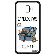 Чехол для телефона Galaxy J6 Plus 2018, "Не могу - у меня фильм!" Телевизор Комикс Utaupia