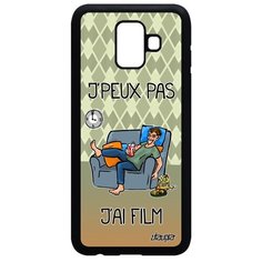 Чехол на Galaxy A6 2018, "Не могу - у меня фильм!" Телевизор Манга Utaupia