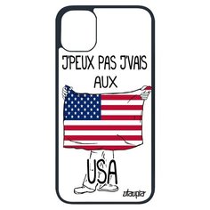 Чехол на смартфон iPhone 11 pro, "Еду в США" Страна Флаг Utaupia