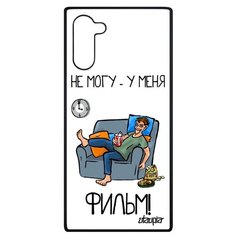 Чехол для смартфона Galaxy Note 10, "Не могу - у меня фильм!" Манга Телевизор Utaupia