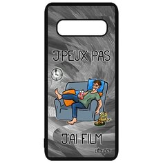 Чехол на телефон Galaxy S10 Plus, "Не могу - у меня фильм!" Телевизор Карикатура Utaupia