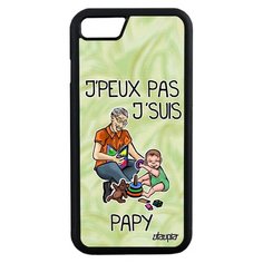 Чехол на смартфон iPhone 7, "Не могу - стал дедом!" Отговорка Карикатура Utaupia