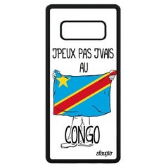 Чехол на смартфон Galaxy Note 8, "Еду в Конго Киншаса" Страна Государственный Utaupia