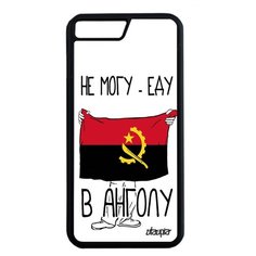 Чехол на смартфон Apple iPhone 7 Plus, "Еду в Анголу" Флаг Страна Utaupia