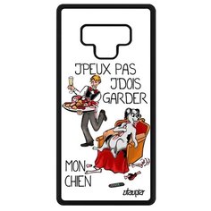 Чехол на смартфон Samsung Galaxy Note 9, "Не могу - у меня собака!" Пародия Карикатура Utaupia