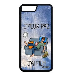 Чехол на телефон iPhone 8 Plus, "Не могу - у меня фильм!" Телевизор Шутка Utaupia