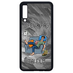 Чехол на смартфон Samsung Galaxy A7 2018, "Не могу - у меня фильм!" Манга Комикс Utaupia