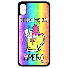 Чехол на смартфон Apple iPhone XR, "Не могу - у меня аперитив!" Пиво Шутка Utaupia