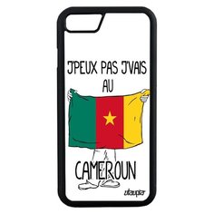Чехол на смартфон iPhone 8, "Еду в Камерун" Туризм Страна Utaupia