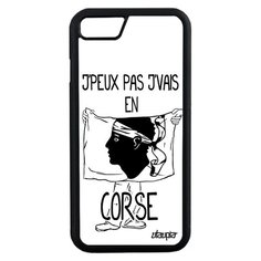 Чехол на смартфон iPhone 8, "Еду на Корсику" Страна Флаг Utaupia