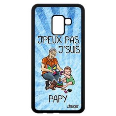 Чехол на смартфон Samsung Galaxy A8 2018, "Не могу - стал дедом!" Шутка Отговорка Utaupia