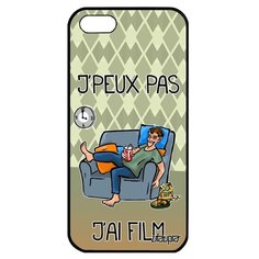 Чехол на телефон iPhone 5 5S SE, "Не могу - у меня фильм!" Телевизор Шутка Utaupia