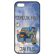 Чехол на смартфон Apple iPhone 5 5S SE, "Не могу - у меня фильм!" Манга Комикс Utaupia