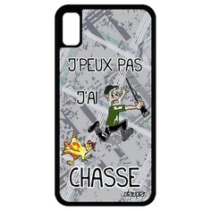 Чехол на смартфон Apple iPhone XR, "Не могу - у меня охота!" Шутка Карикатура Utaupia